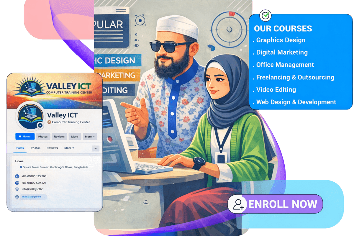 IT Training Illustration